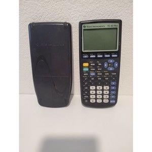 Texas Instruments TI-83 Plus Graphing Calculator with Cover  Tested Working